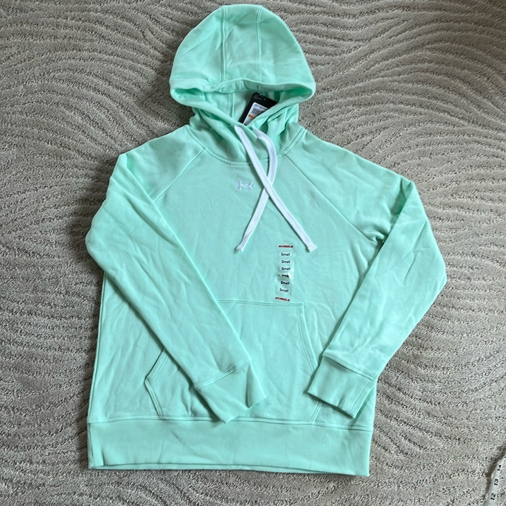 Under Armour mint green hoodie